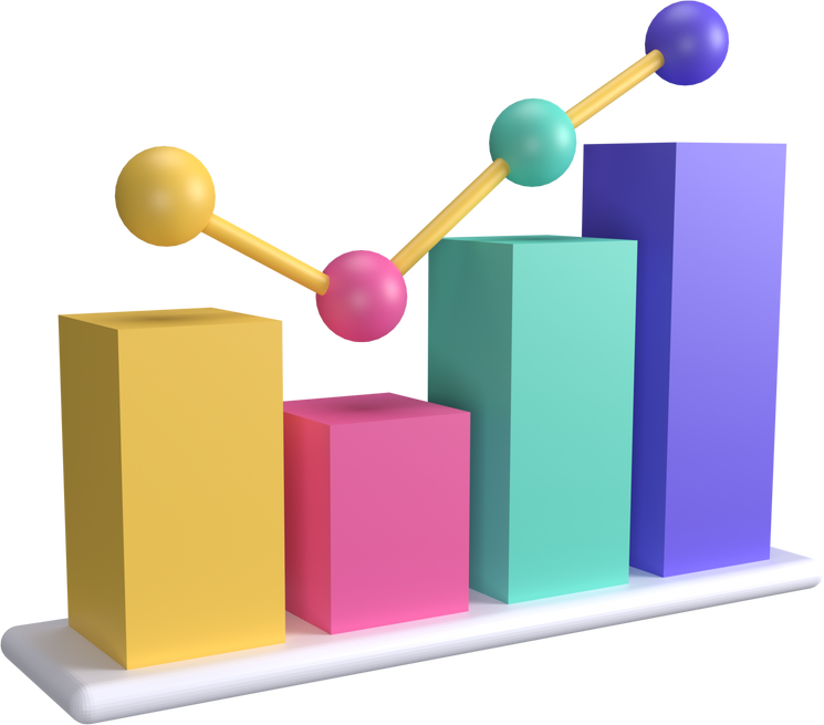 3D Chart Illustration